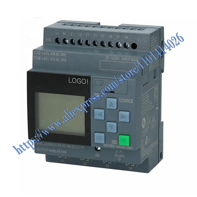 Imagem -02 - Original Plccontroller Moudle 6ed10521fb080ba2 6ed1052-1md08-0ba2 6ed1052-1hb08-0ba2 6ed1055-1md00-0ba2 6ed10554mh08-0ba1 Novo