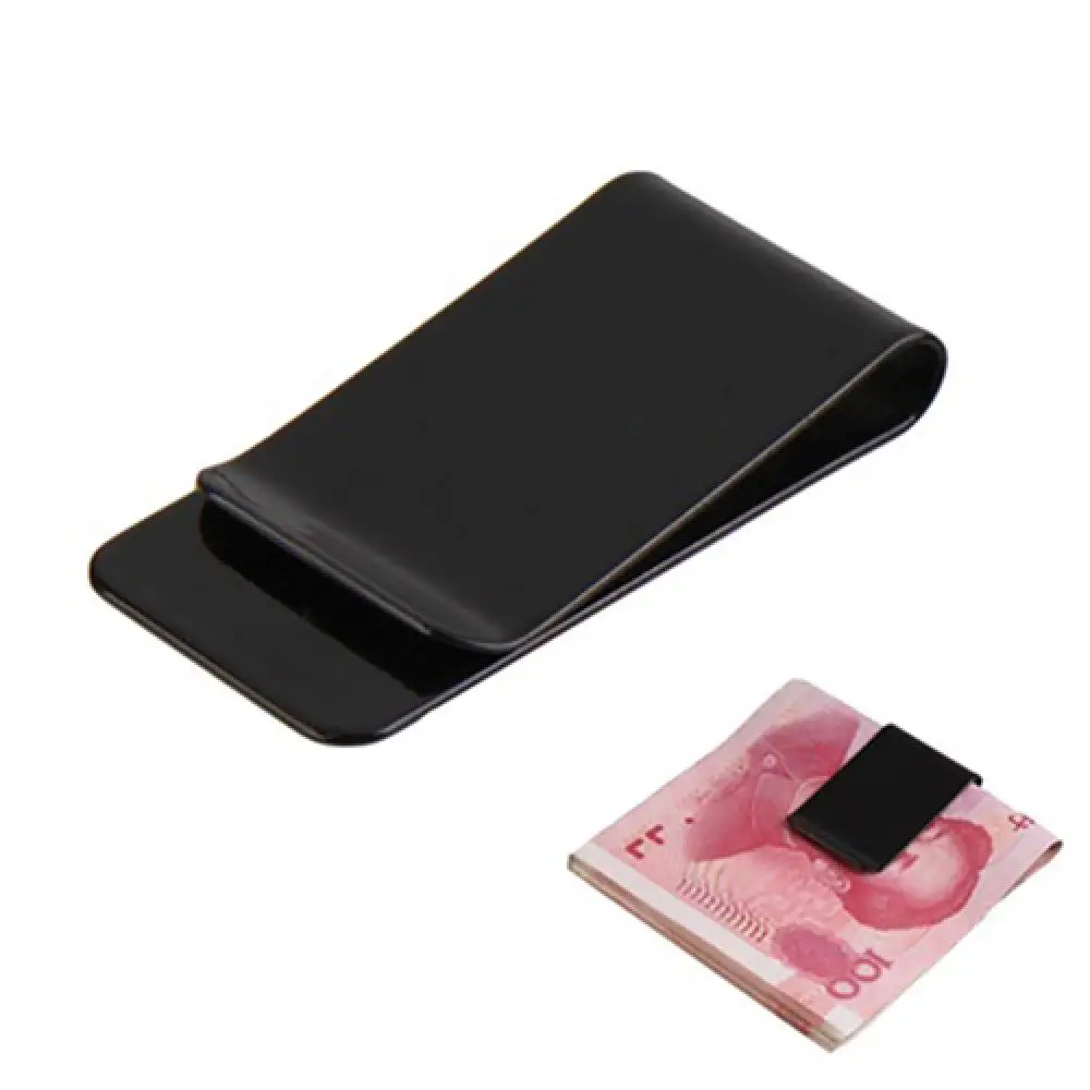 Purse Portable Stainless Steel Simple Money Clip Mini 1Pc Pocket Holder