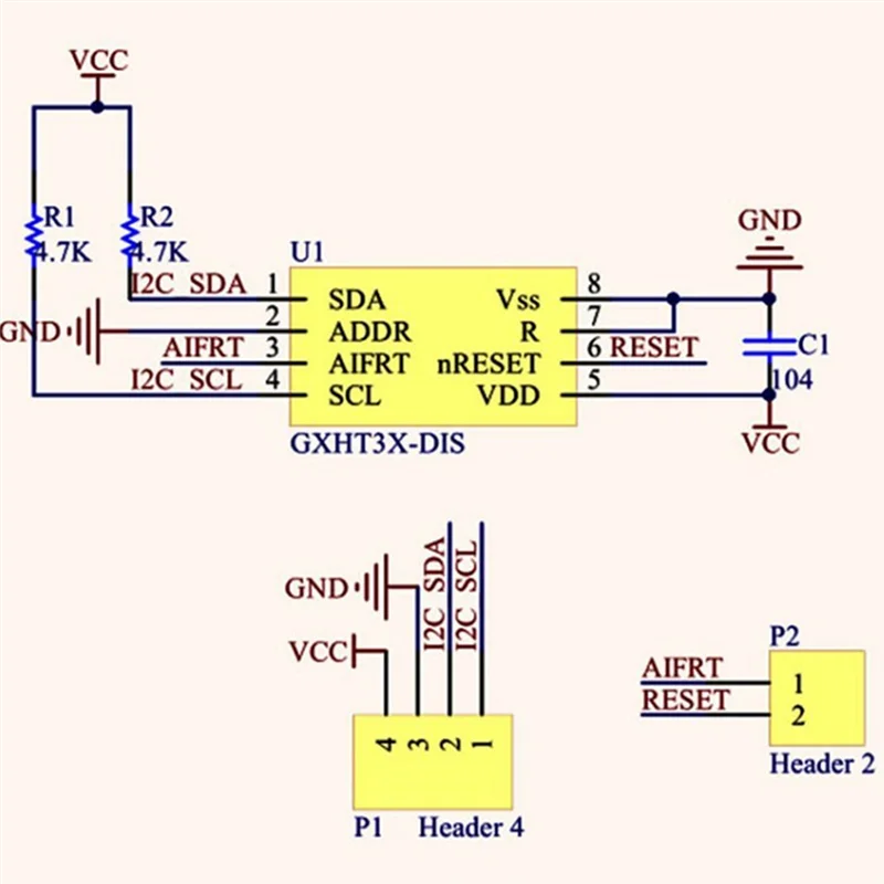 

Новый! !GXHT30 Модуль SHT30 Высокоточный цифровой модуль датчика измерения температуры и влажности Интерфейс IIC I2C Простой в использовании