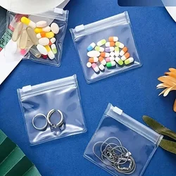 5/10/20pcs sacchetti per pillole sacchetti per pillole con cerniera sacchetti per pillole trasparenti riutilizzabili contenitori per medicinali da viaggio autosigillanti