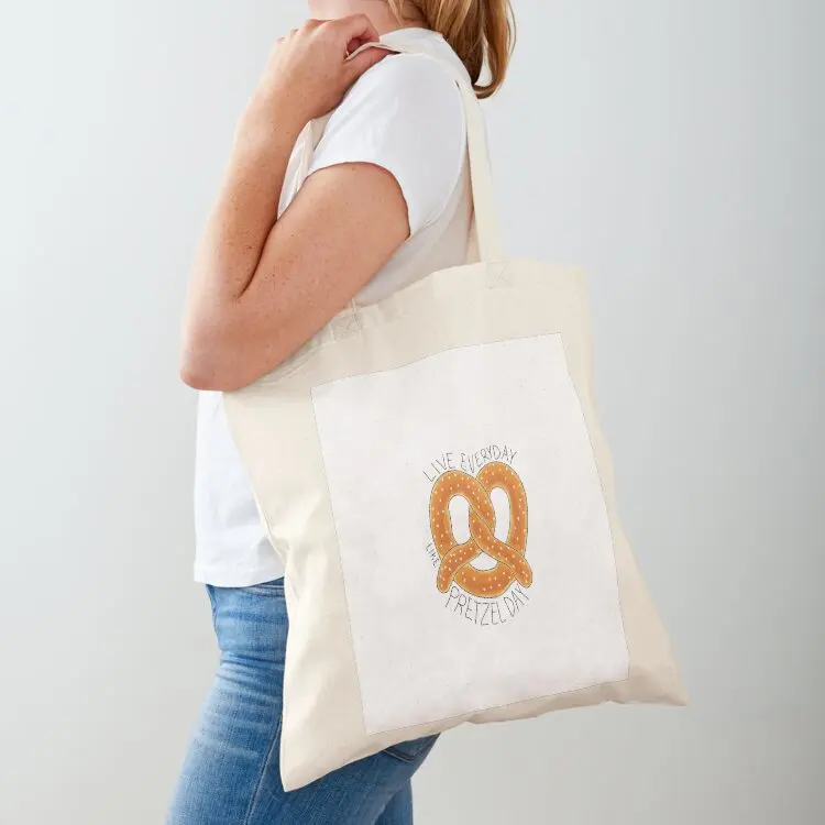 

The Office: Pretzel Day Tote Bag canvas shopping bag supermarket folding bag the tote Big women