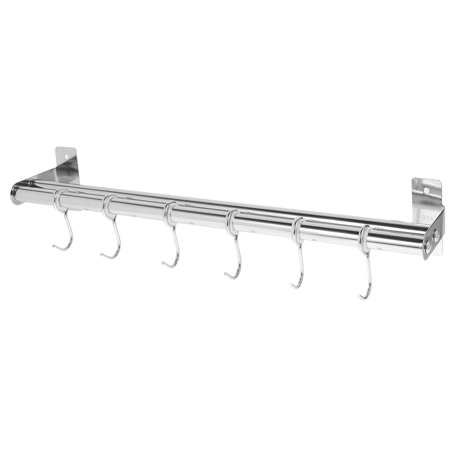 

Stainless Steel Double Bar Kitchen Rack Bath Towel Holder Pan Hanger Waterproof Rustproof Space Saving Modern Design Easy