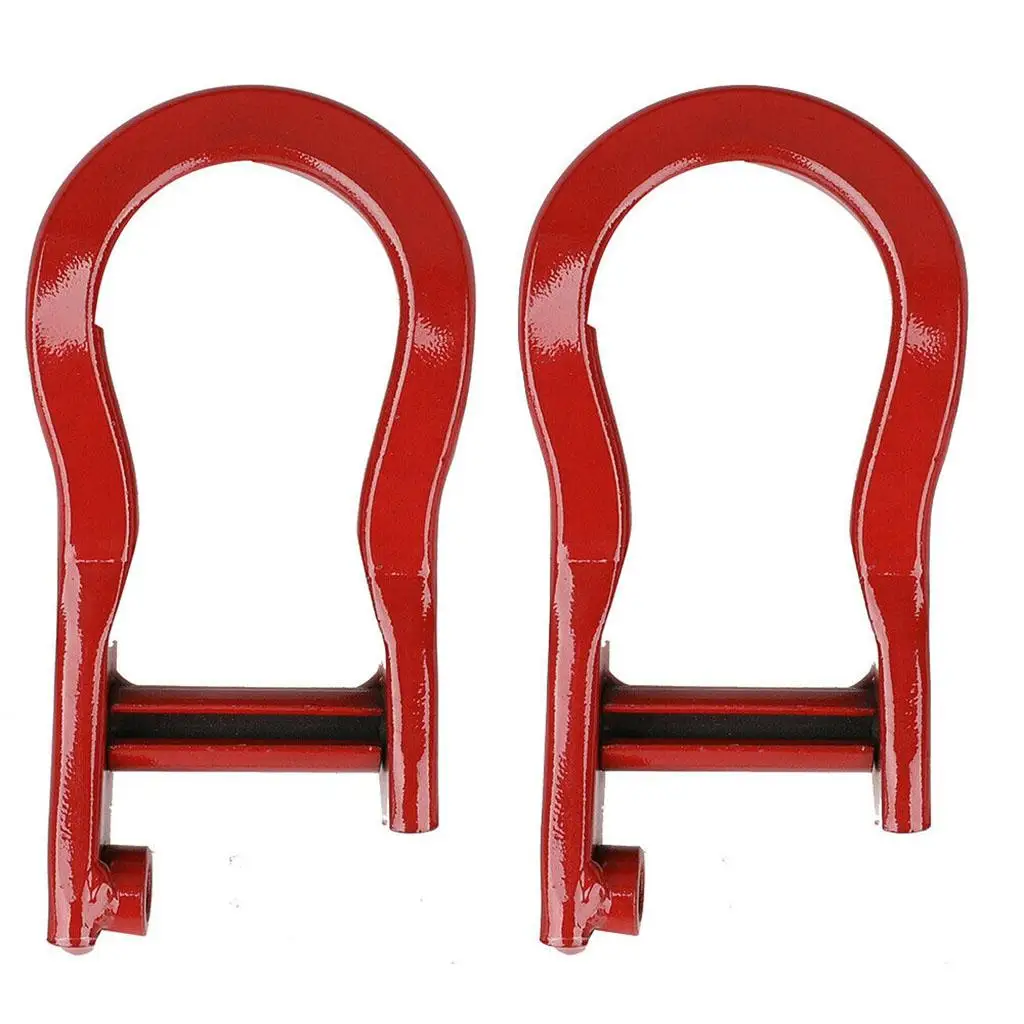 2x Car Tow Hooks 84192871 for Chevrolet 1500 07-18 Red Replace