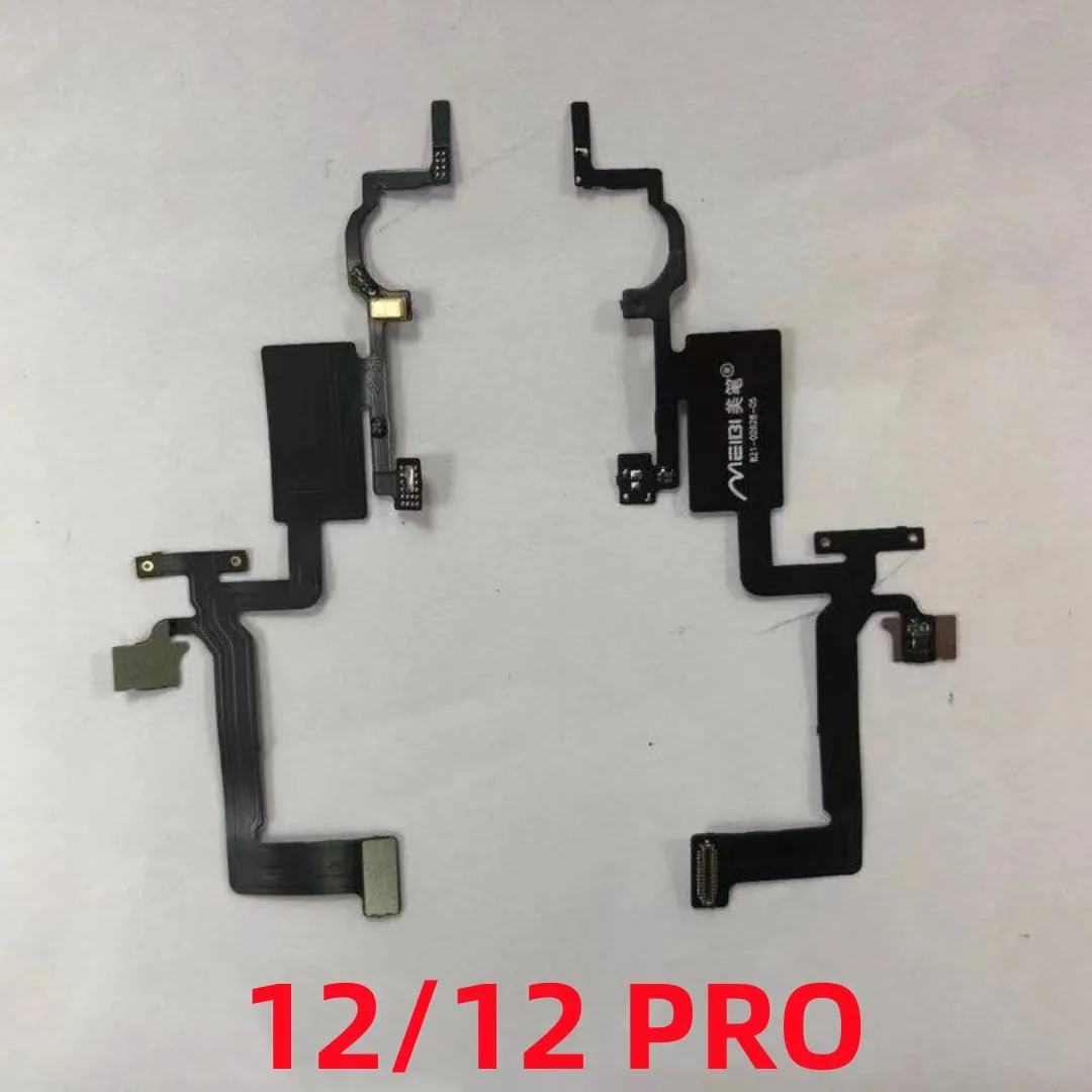 سماعة أذن فليكس لهاتف آيفون X Xs XR 11 12 13 mini PRO MAX مستشعر ضوء القرب كابل سماعة الأذن
