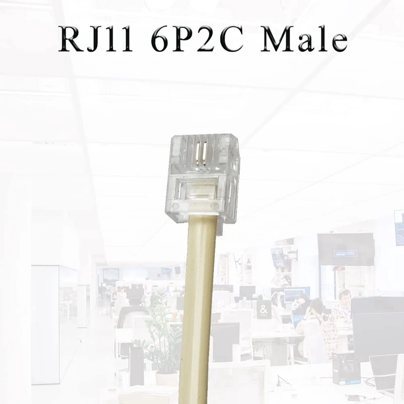 3 buah Splitter Filter DSL untuk saluran telepon Splitter Jack In-Line DSL Filter Modem telepon Filter Splitter ADSL