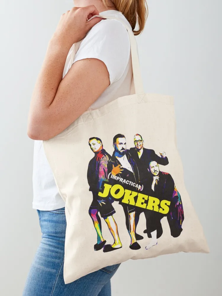 Impractical jokers I Brake For Sal Vulcano Tote Bag cute tote bag Canvas bag reusable shopping Lady