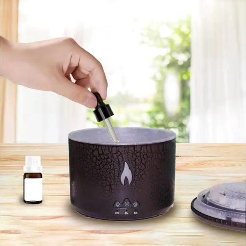 Flame Full Of Cracks Small Volcano Household Sprayer Fragrance Machine Silent Aroma Deodorizer