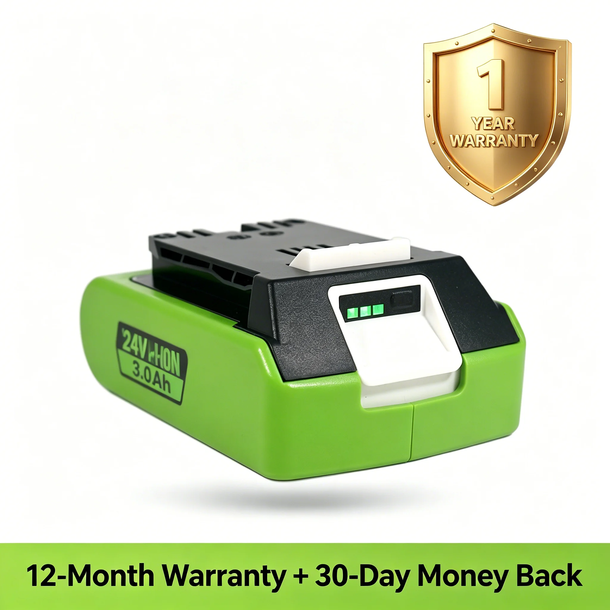 24V 3000MAH Lithium-ion Replacement Battery G24B2 for Greenworks ALL devices of 24V tools 29842 29852 BAG708 29322 21342
