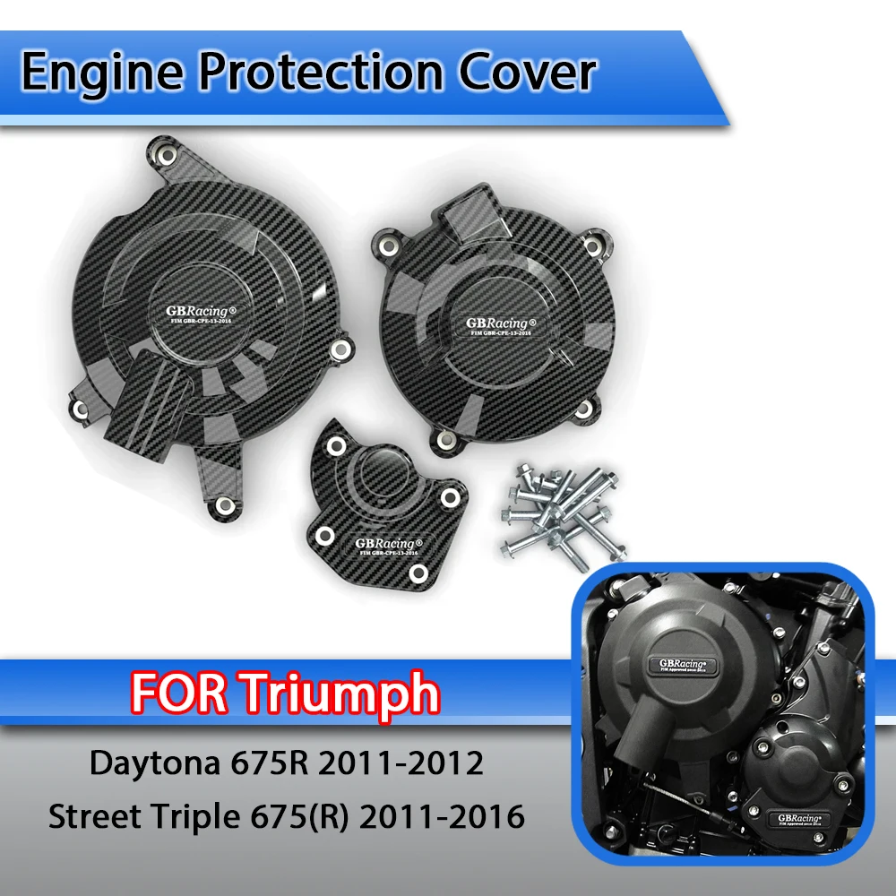 

Daytona 675R 2011-2012 Street Triple 675 (R) 2011-2016 Engine Protection Cover For Triumph