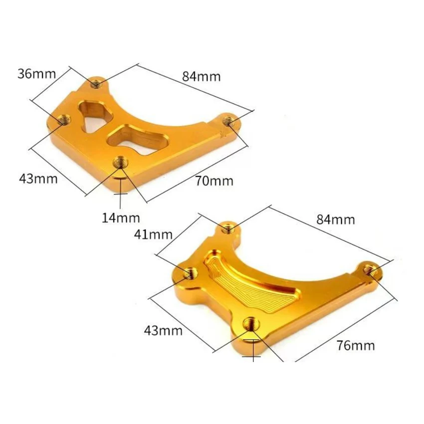 Bracket Adapter for 84mm Brake Caliper for 200mm Disc or 220mm Disc Rotor front wheel or rear wheel