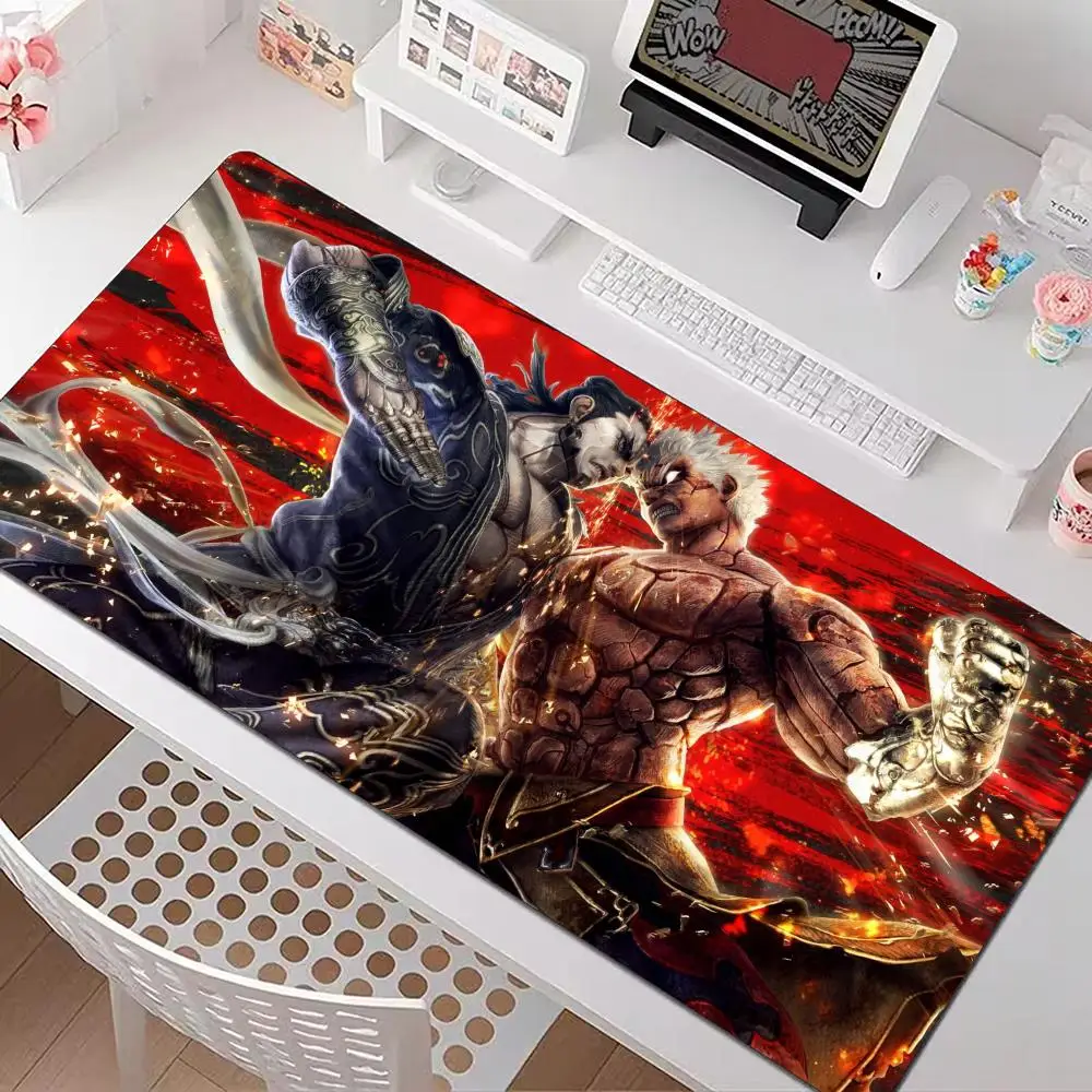 

GAME T-tekken 8 Mouse Pad Multiple Sizes Large Square Computer Office Game Table Mats Rubber Anti-slip Mousepads