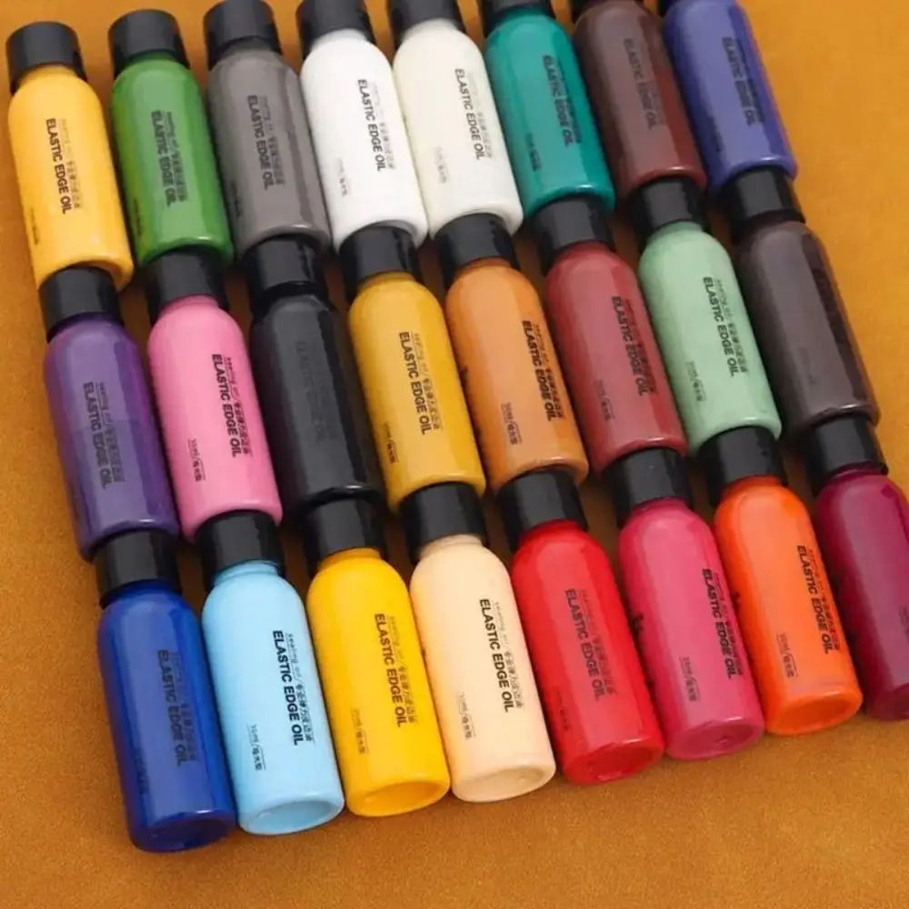 

30 мл краска для края кожи, масляные цветные покрытия, краска для одевания, масло для отделки кожи, финишный агент, красочные кожаные края обуви, пигмент