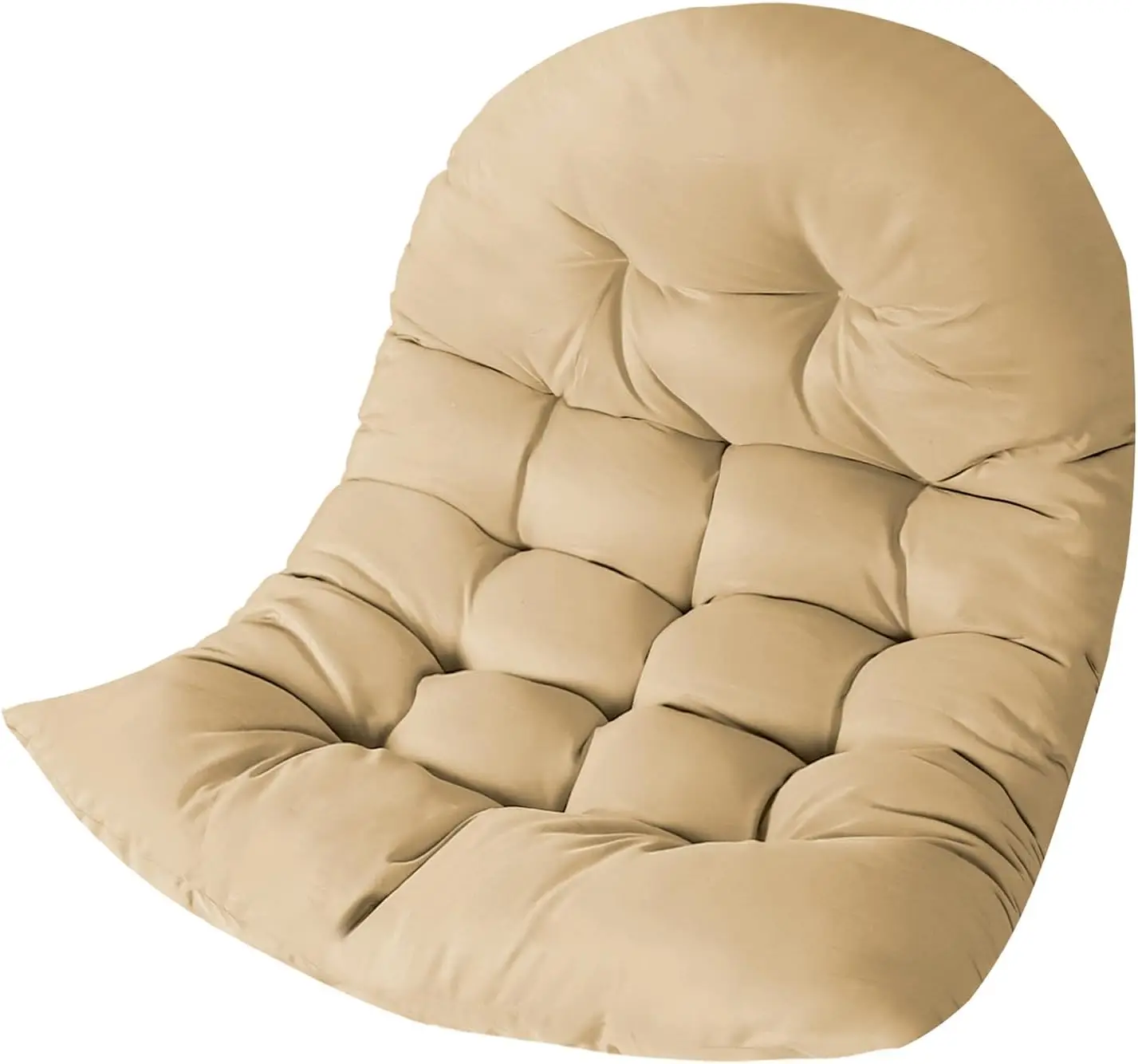 Outdoor Egg Chair Cushion Hammock Chair Cushions Detachable Hanging Basket Seat Cushion Thick Back Pillow for Patio Garden Use
