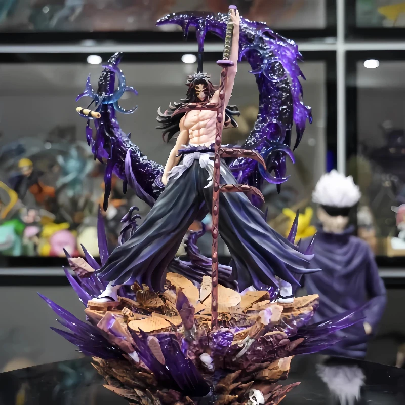 

Фигурка Demon Slayer Kokushibo GK, полностью раскрашенная, аниме-статуэтка, декор для рабочего стола, модный сувенир, подарок для любителей аниме.