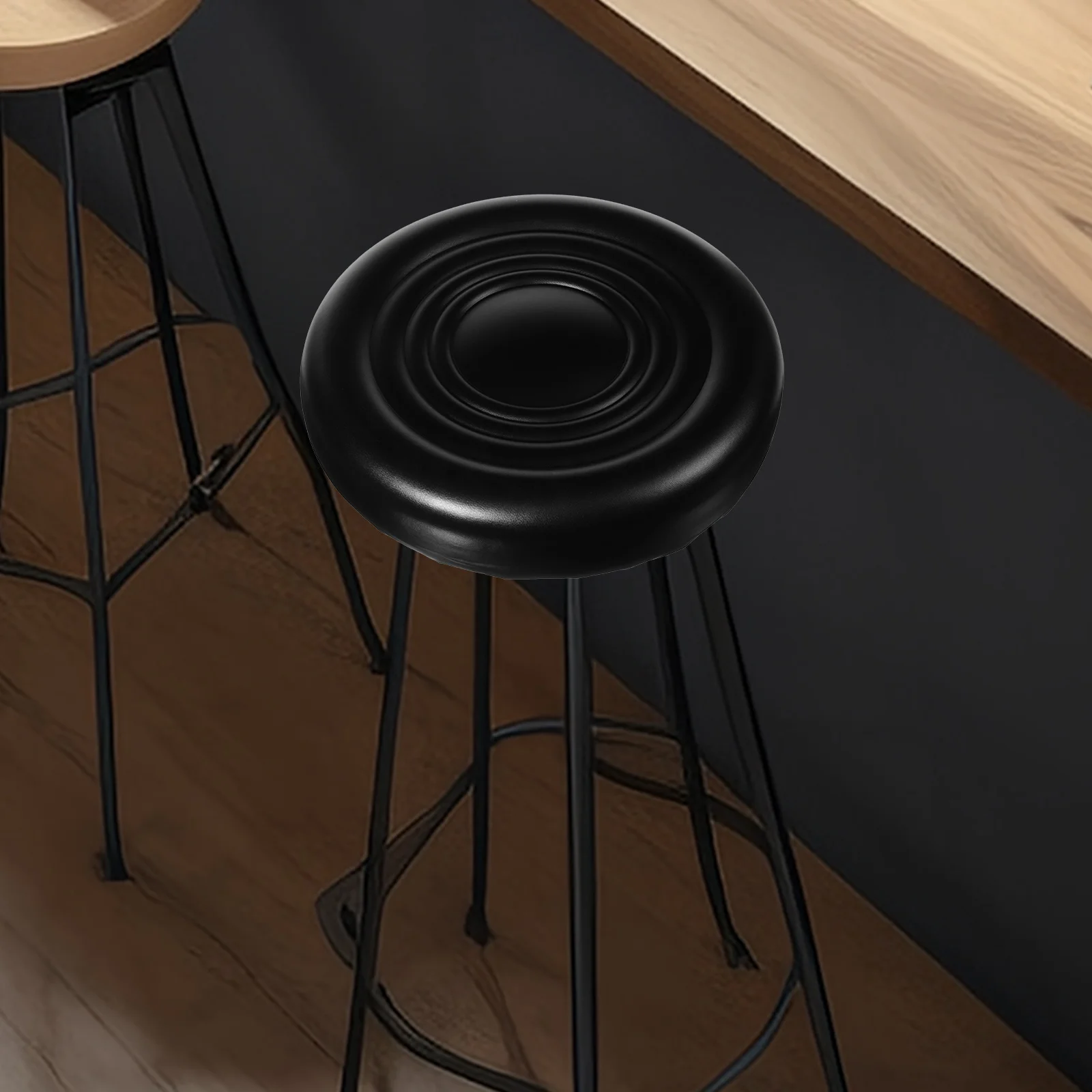 PU Stool Seat Replacement Round Chair Seating Part Comfortable Material Suitable Various Occasions Bar Home Office