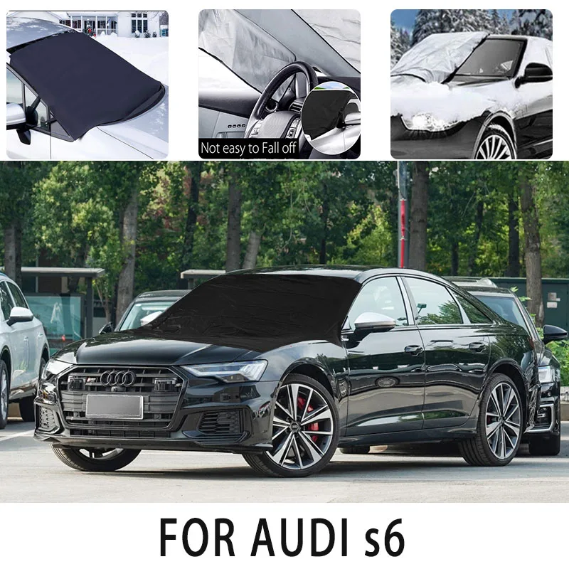 

Car snow cover front cover for Audi s6 snowprotection, heat insulation, shading, wind protection Frostprevention car accessories