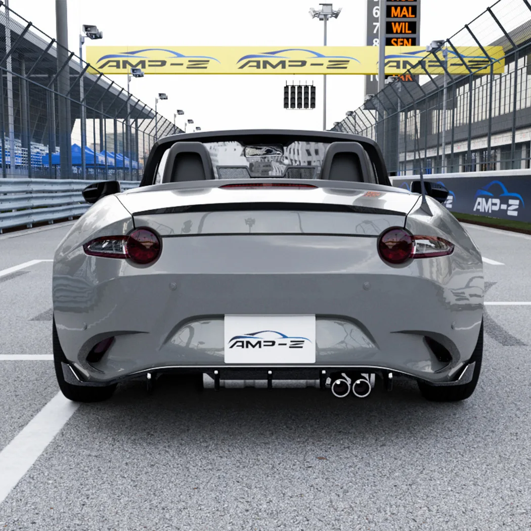 

Maxton Style Bumper Splitter For Mazda MX-5 Miata ND RF Roadster 2015-2025 Rear Diffuser Lip Spoiler Modification Car Body Kit