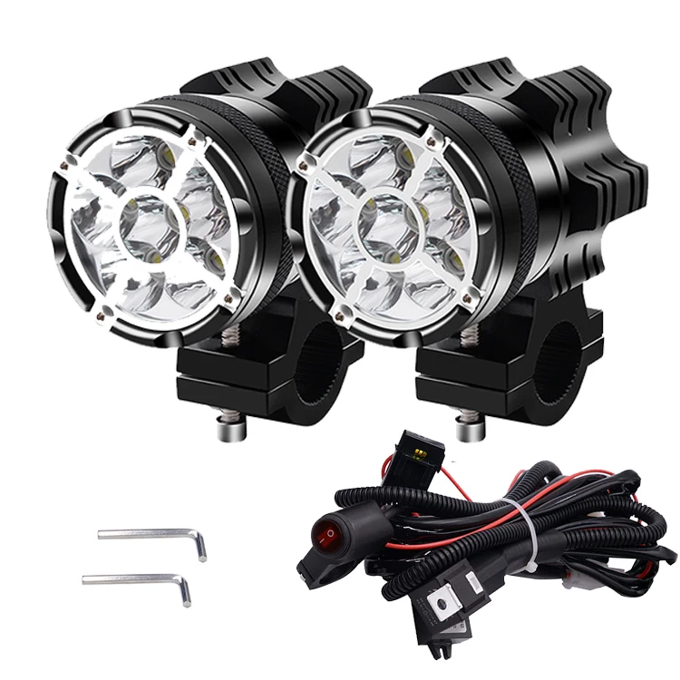 

Motorcycle Lighting System 12V External Auxiliary Light Aluminum Alloy Led Lights for Motorcycles Headlight