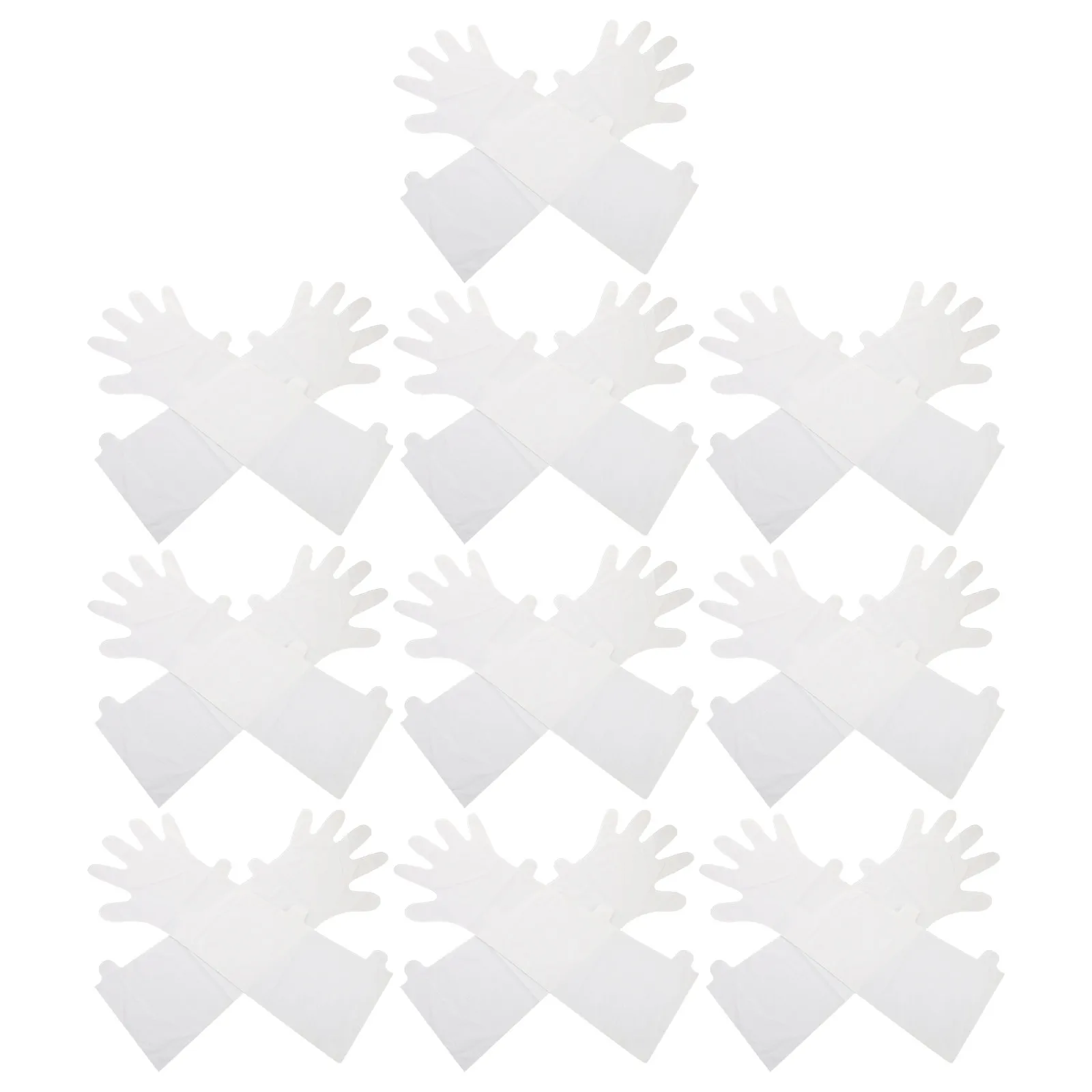 

10 пар длинных одноразовых перчаток для сенсорных экранов, совместимых с сенсорными устройствами, для ухода за руками, спа-процедур, салонов и домашнего использования