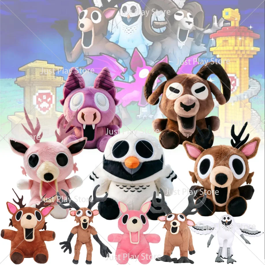 2026 New 99 Nights in The Forest Plush Toy Game The Deer Monster Stuffed Animal Plushies Cute Q Version Elk Doll Halloween Gift
