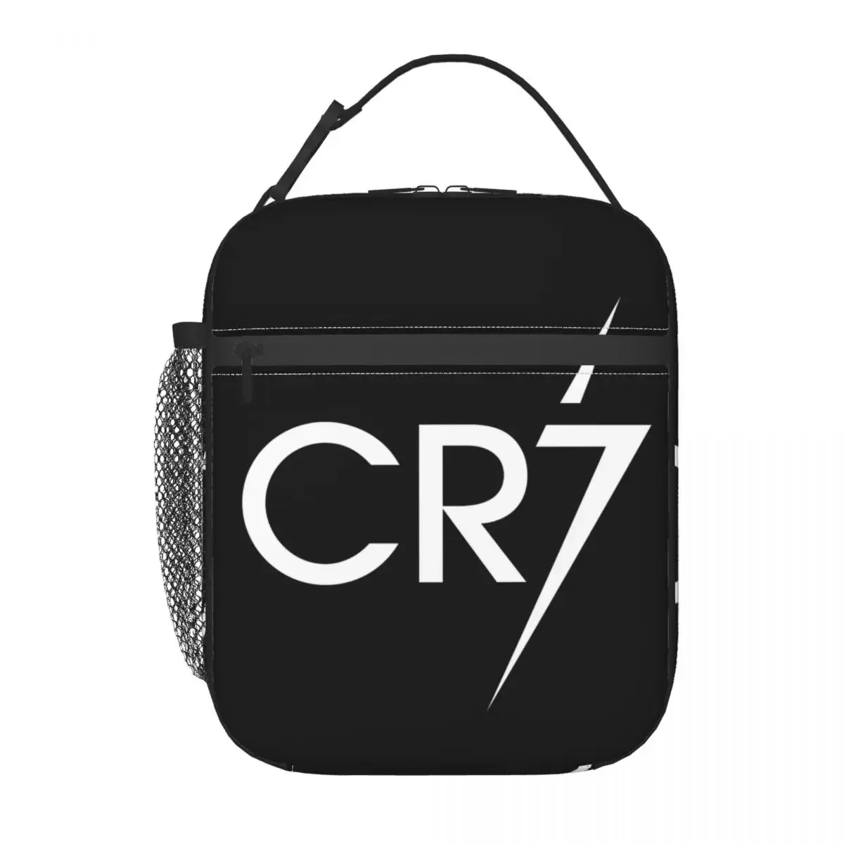 CR7 Football Insulated Lunch Bags for Work School Ronaldos Soccer Portable Thermal Cooler Bento Box Women Kids