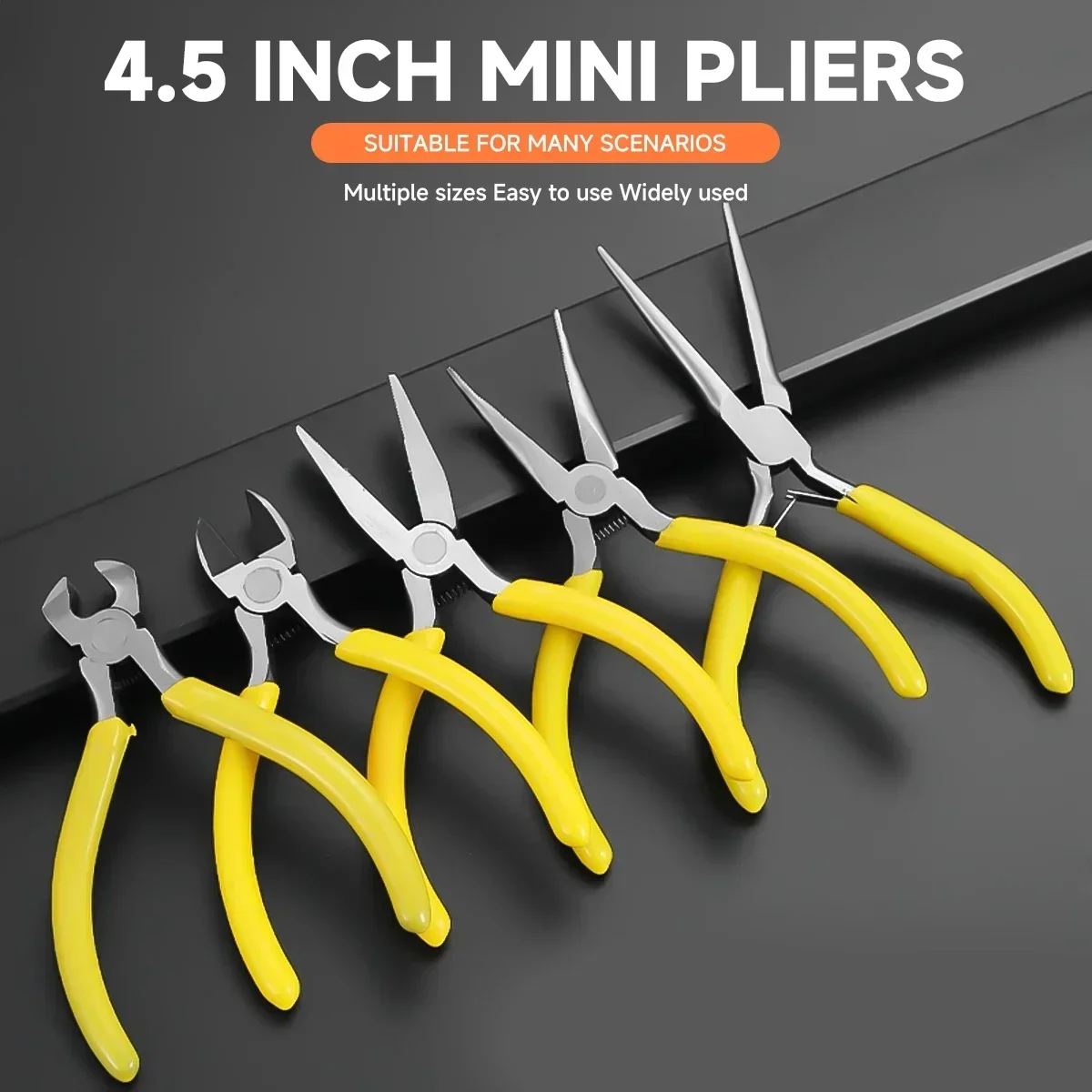 جديد لتاج الساعاتي إصلاح ساعة لف الجذعية القاطع كماشة تقصير الجذعية الأجهزة صنع أدوات كماشة القطع العلوي 4.5 بوصة #3