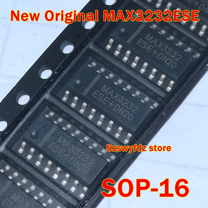 MAX3232ESE MAX3232 SOP-16 New Original 1pcs to 100pcs Line Transceiver, 1 Func, 2 Driver, 2 Rcvr, CMOS