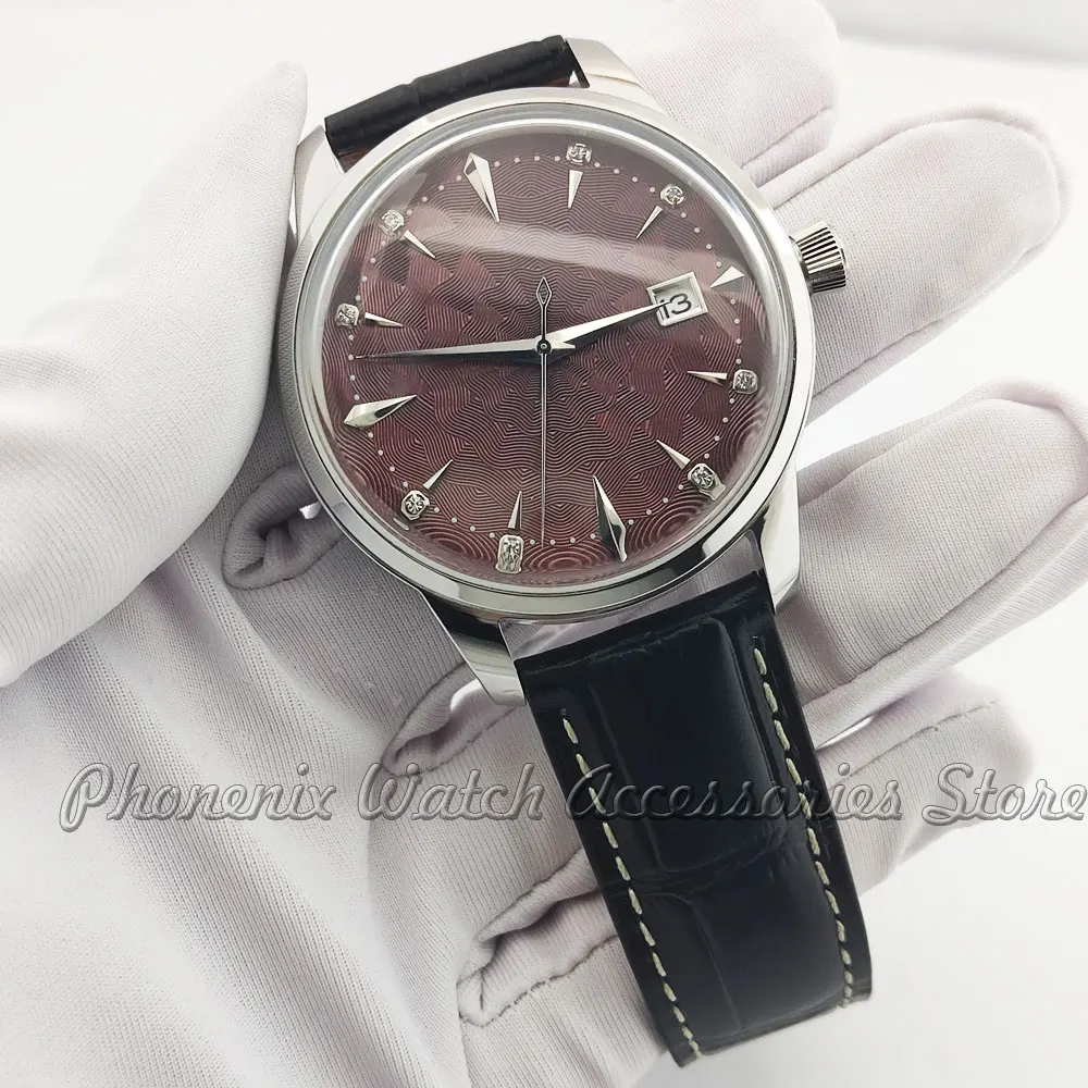 

Мужские/часы NH35 Часы Коктейльные часы Пользовательский логотип NH35 Автоматический механизм Водонепроницаемые часы из нержавеющей стали новые часы