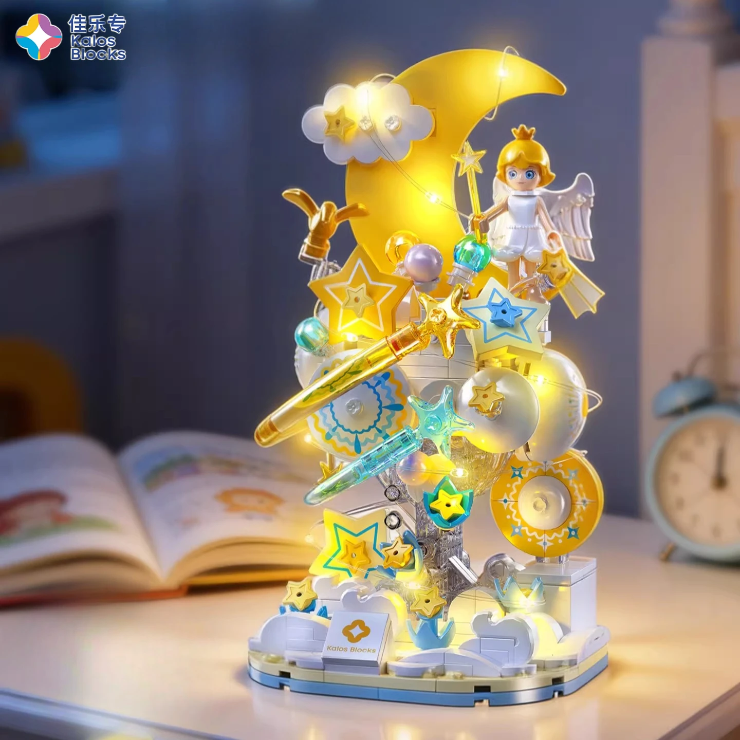 Blocchi da Costruzione Avventura nel Paese delle Meraviglie, Sogni Floreali, Giocattoli di Assemblaggio per Bambini, Modelli Fai-da-Te, Ornamenti, Regali