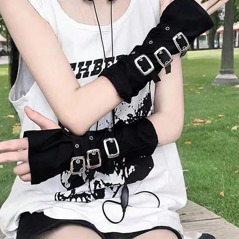 

1 piece of punk gloves for men and women, Gothic gloves, Halloween role-playing, carnival street costumes, accessories