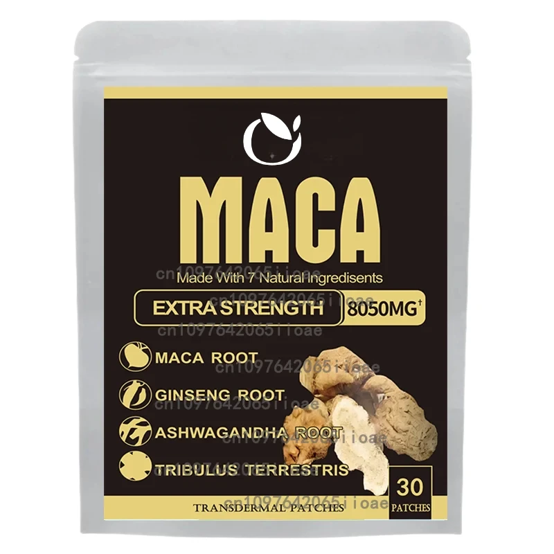 

30 Patches Ashwagandha Maca Ginseng Root Transdermal Patches for Men & Women