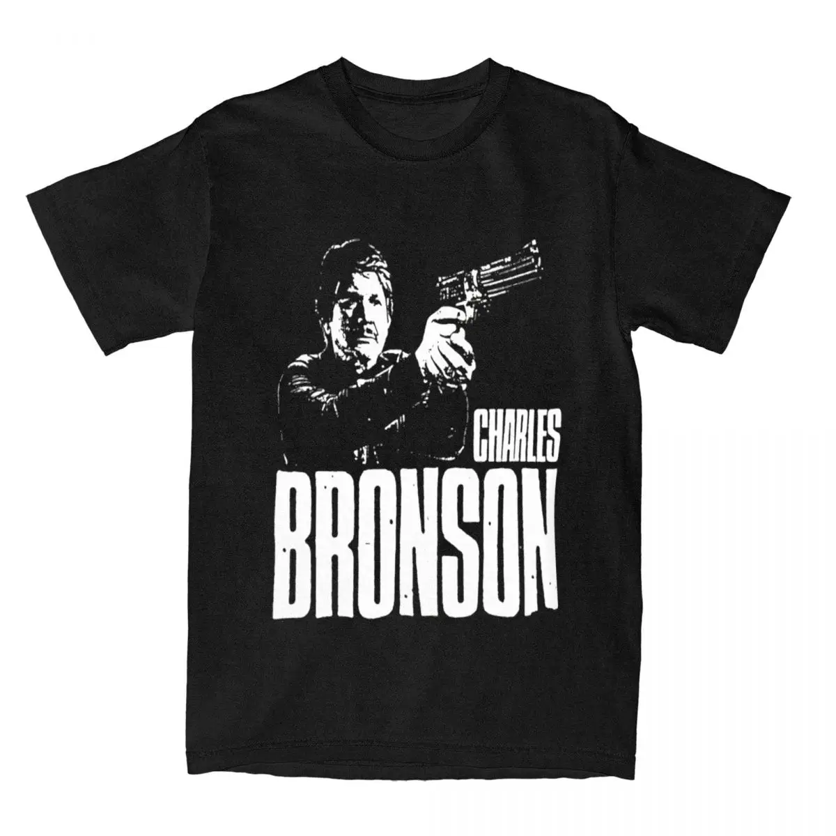 Gift Idea Charles Bronson Power Violence Merch T-Shirts for Men Women Leisure 100% Cotton Adult Tees