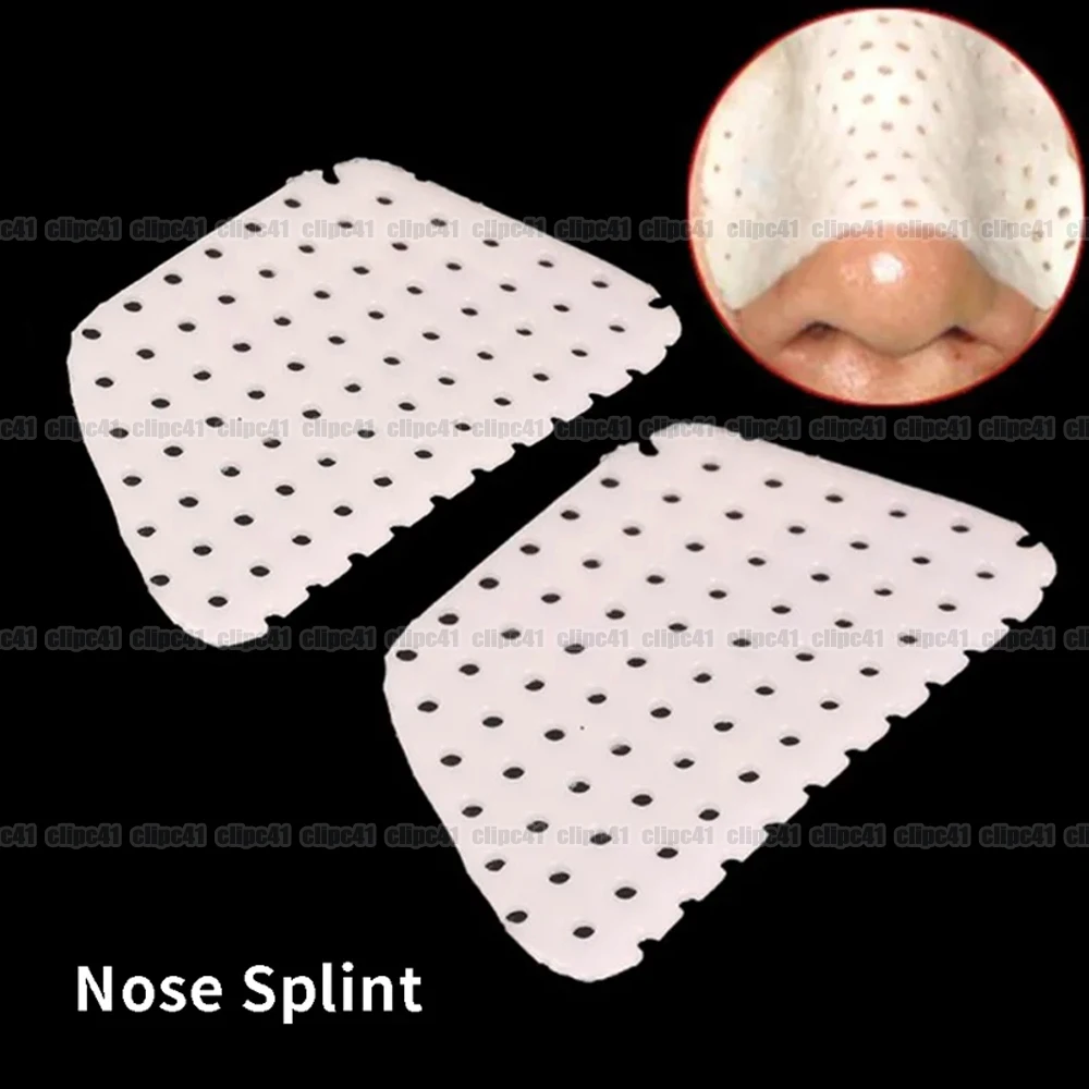 10Pcs Nose Splint Low Temperature Thermoplastic Nose Job Rhinoplasty Splint Ortho Immobilized Nose Nasal Fracture Splint