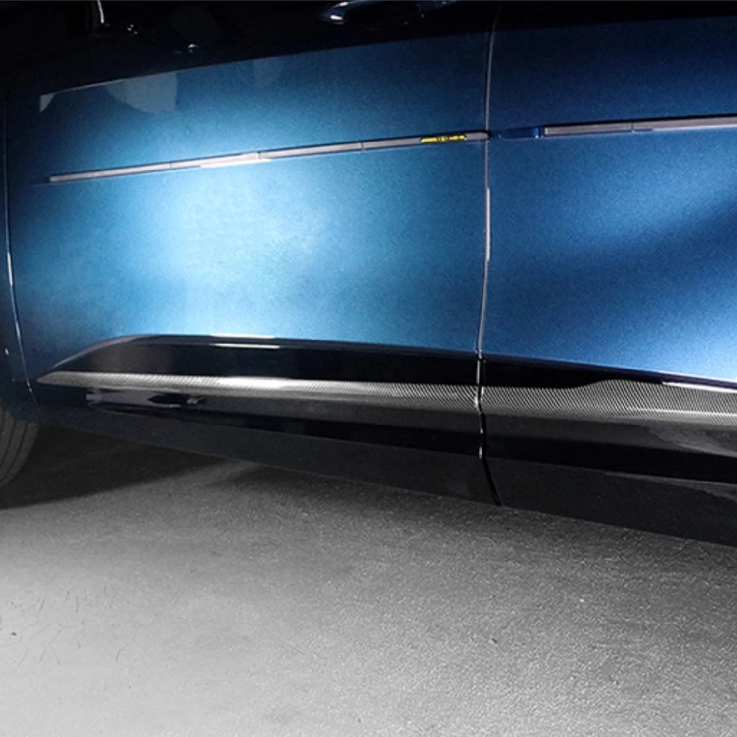 

Для Kia Sportage 2023-2025 Автомобильная внешняя накладка на боковую дверь, накладка из АБС-пластика, углеродное волокно, 4 шт.