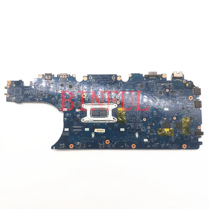 CN-0GPDT3 0GPDT3 GPDT3 Mainboard For Dell Precision 3510 Laptop Motherboard ADP80 LA-C841P W/SR2FP I5-6300HQ CPU 100%Full Tested