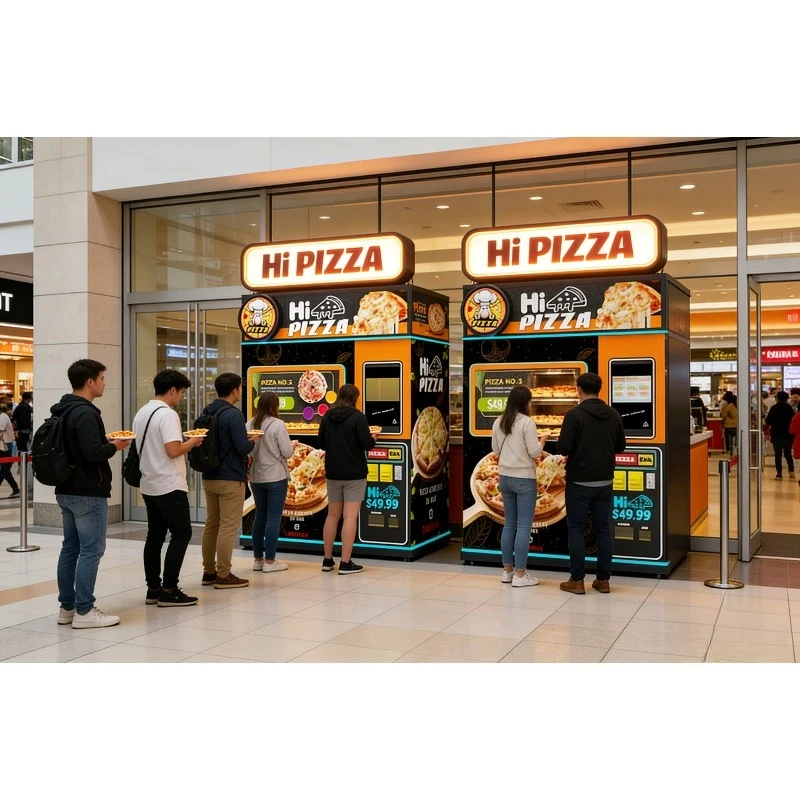 Commercial Touch Screen Pizza Vending Machine for Malls Self-Service Food with SDK Function Pizza Vending Machine