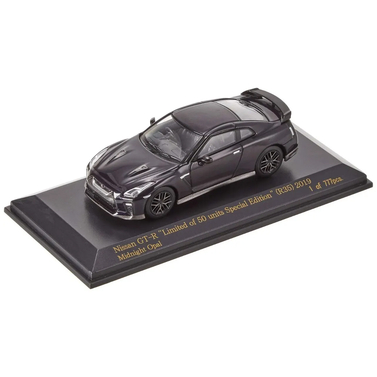 Diecast CARNEL 1:64 Scale GTR NISMO R35 Black Alloy Car Model