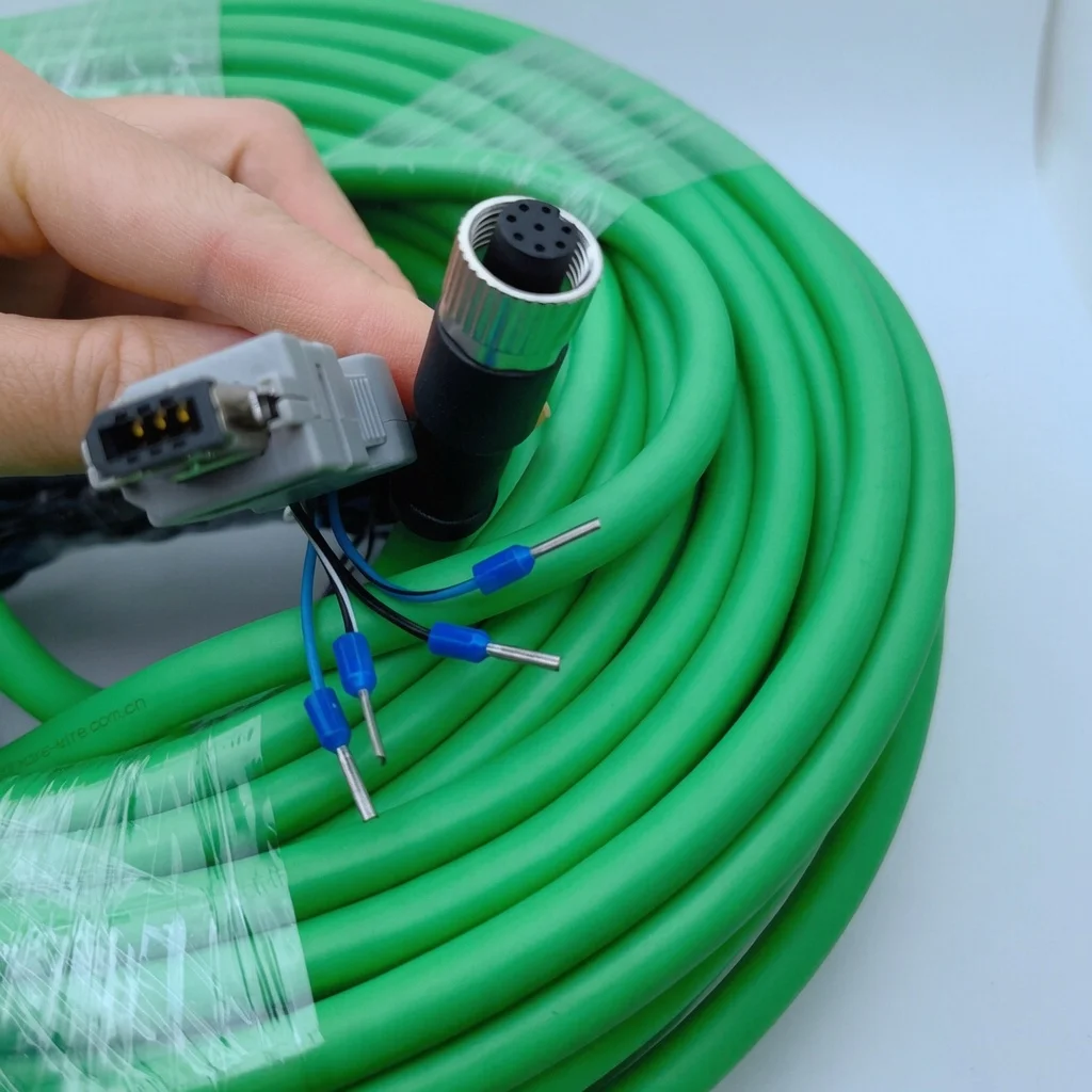 WSX Laser Cutting Head Motor Encoding Cable Servo Power Cable 15M/20M System Control Line for KC15 NC30A/C/E NC60 NC62 NC63