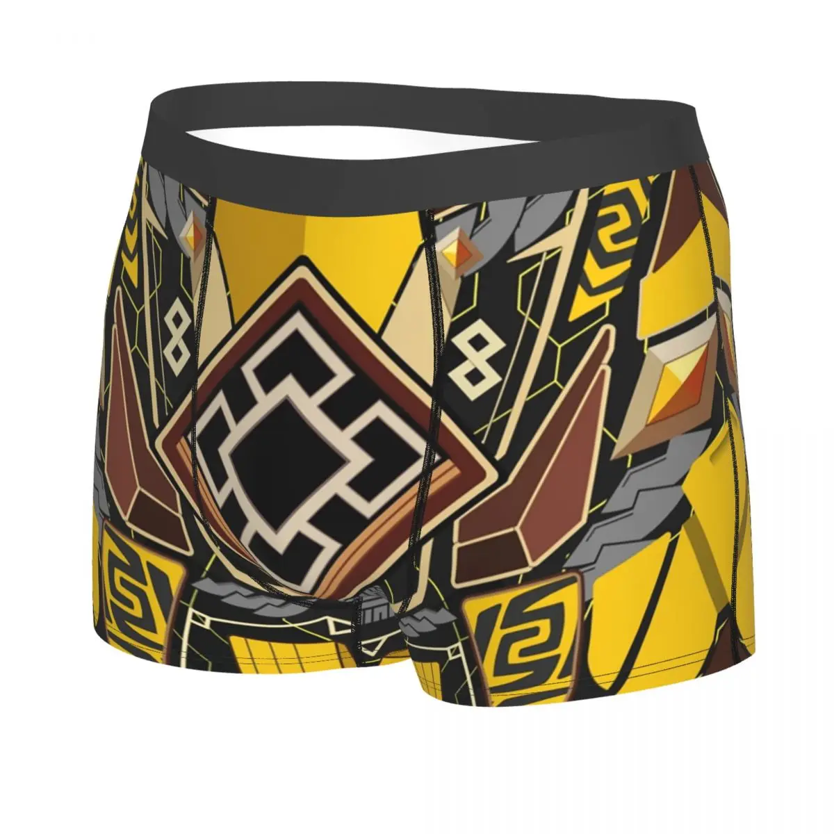 Novelty Zhongli Genshin Impact By Jonetsu Store Boxers Shorts Underpants Male Comfortable Video Games Briefs Underwear