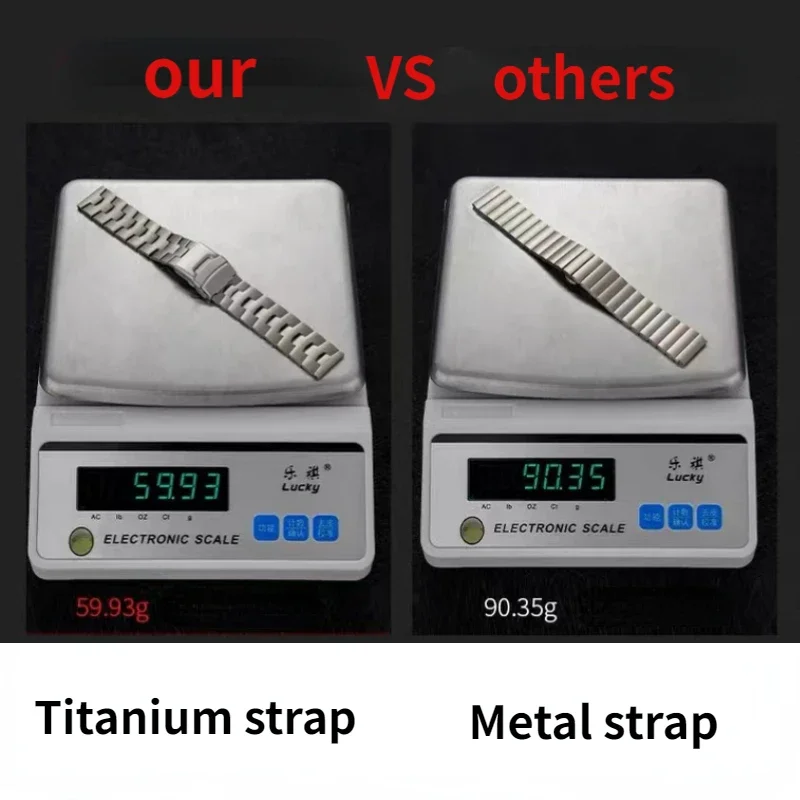 22MM Luxury Titanium Watch Band for Huawei Watch 5 4 4Pro 3 3Pro 46mm Metal Strap for Huawei Watch GT5 Pro GT4 GT3 46mm Bracelet