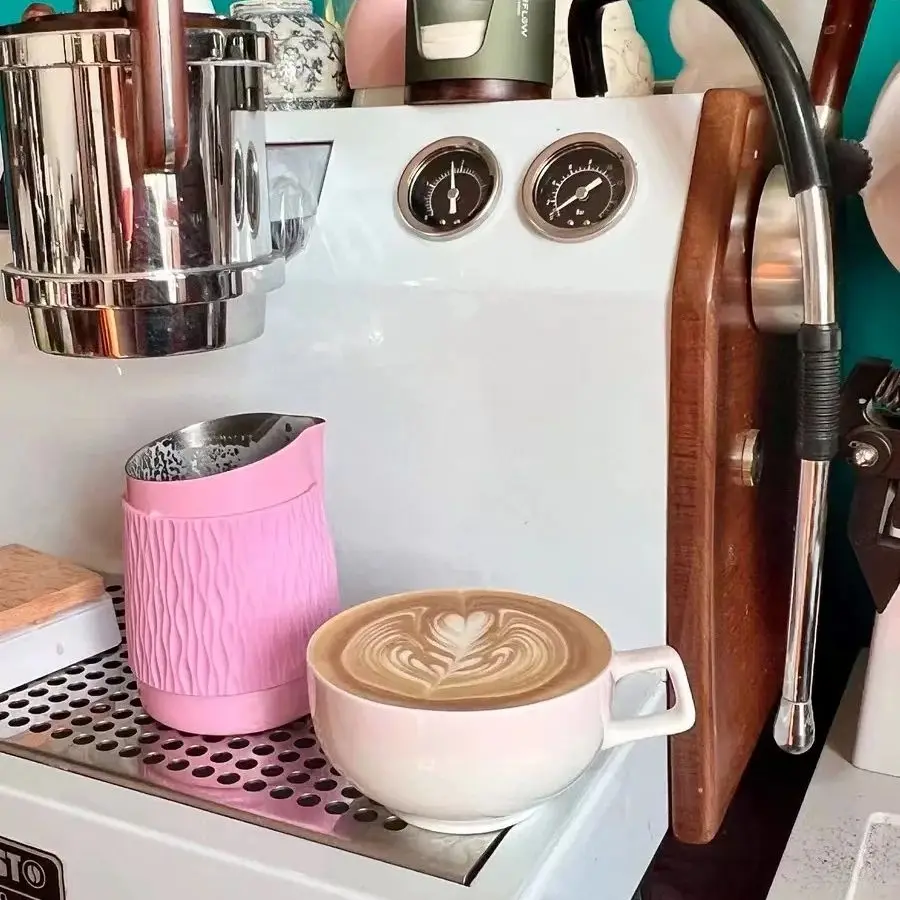 Imagem -04 - Fluxo de Aéreo-copos de Café Profissionais com Alça Canecas Cerâmicas Xícara de Chá com Leite Caneca de Aveia Copa Latte 240ml