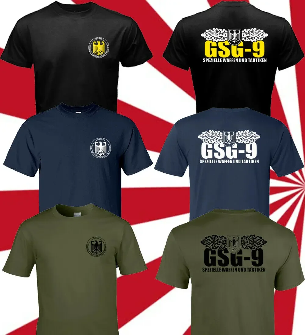 GSG 9 Germany Swat Counter Terrorism Special Operations Unit Men T-Shirt Short Sleeve Casual Harajuku Shirt