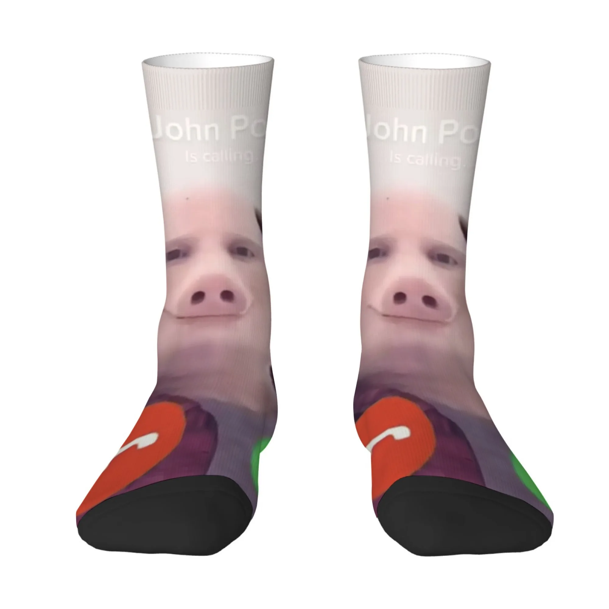 Chaussettes pour hommes John Pig, chaussettes amusantes et originales, respirantes, douces pour la peau, antidérapantes, chaussettes de sport, cadeaux de fête originaux