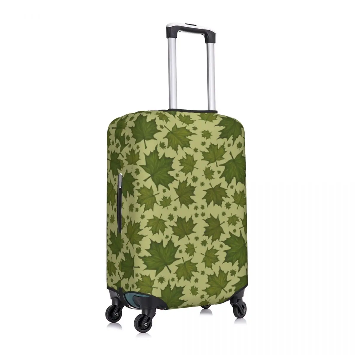 Maple Leaves Suitcase Cover Autumn Plant Nature Travel Protector Flight Useful Luggage Supplies