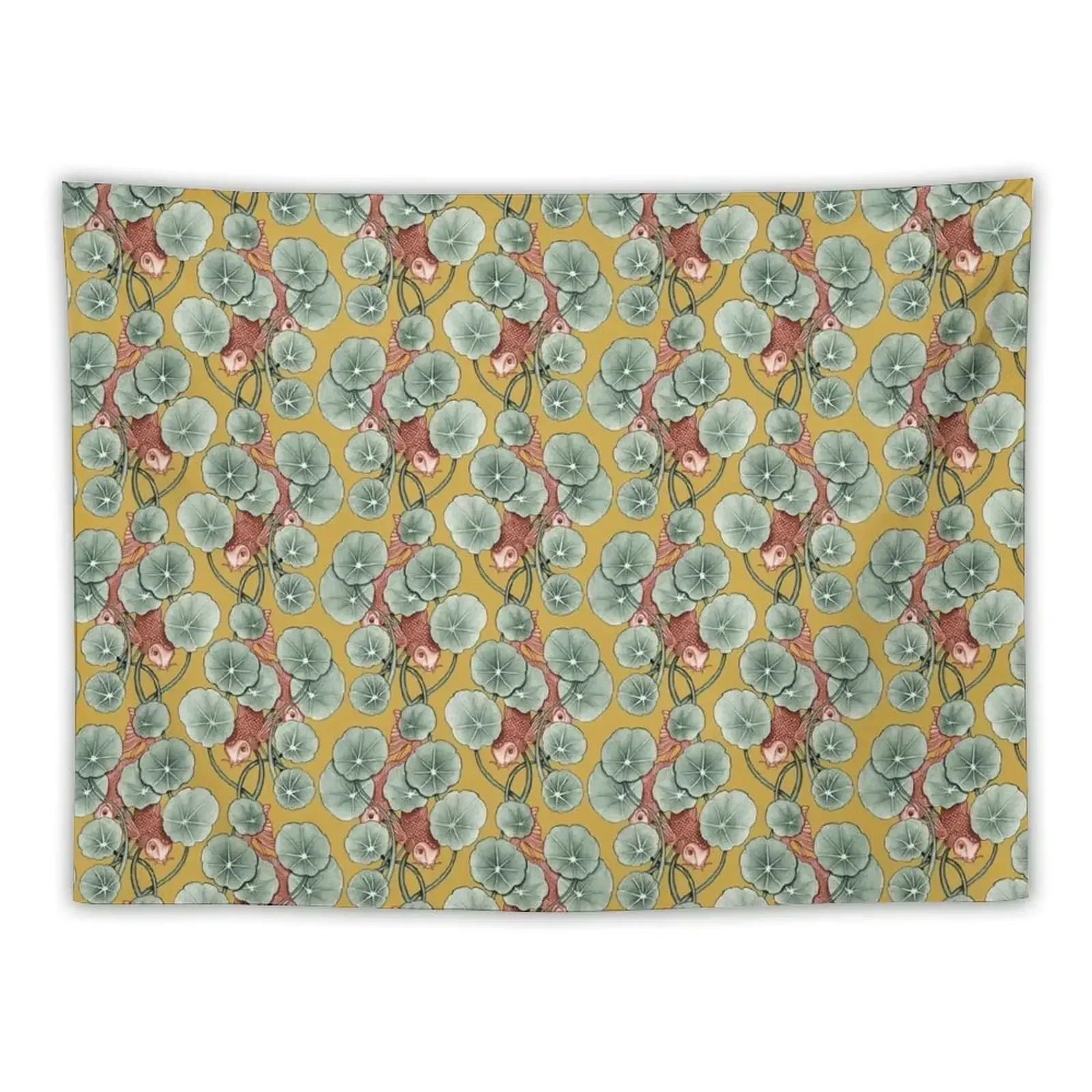 

Koi fish - Yellow Tapestry Decor For Bedroom Room Decorations Decorative Paintings Tapestry