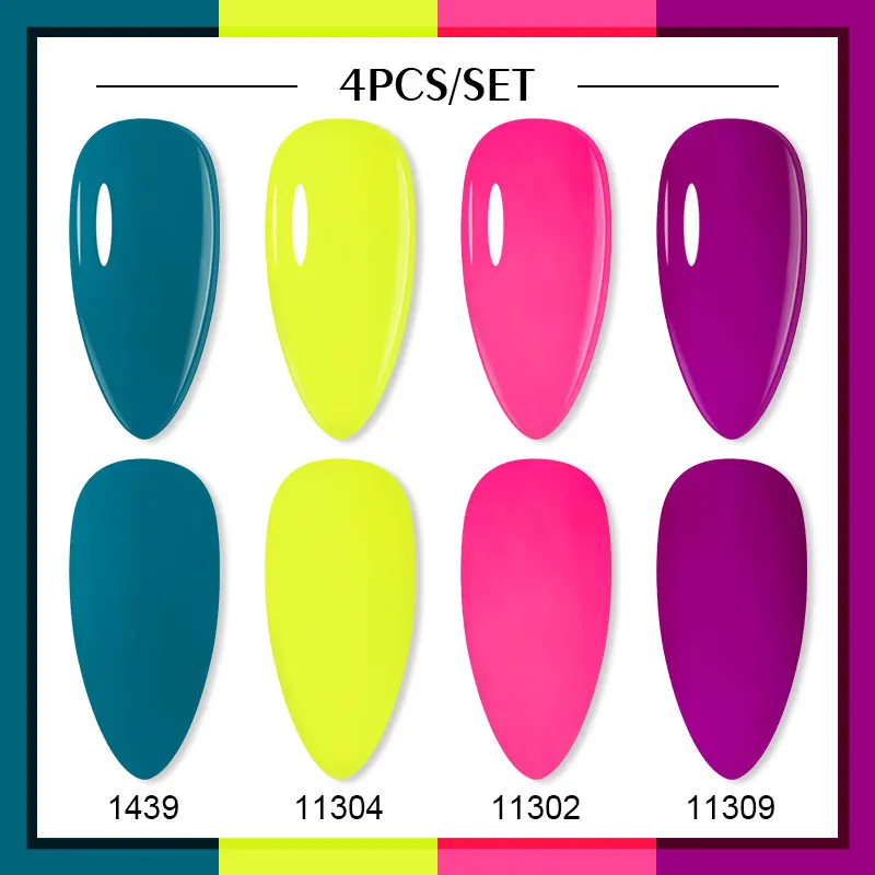 Arte Clavo Gel-Nagellack-Set, langlebig, Soak Off Hybrid Set Top Base Coat Remover, verstärktes Gel, schnelle Lieferung, Maniküre