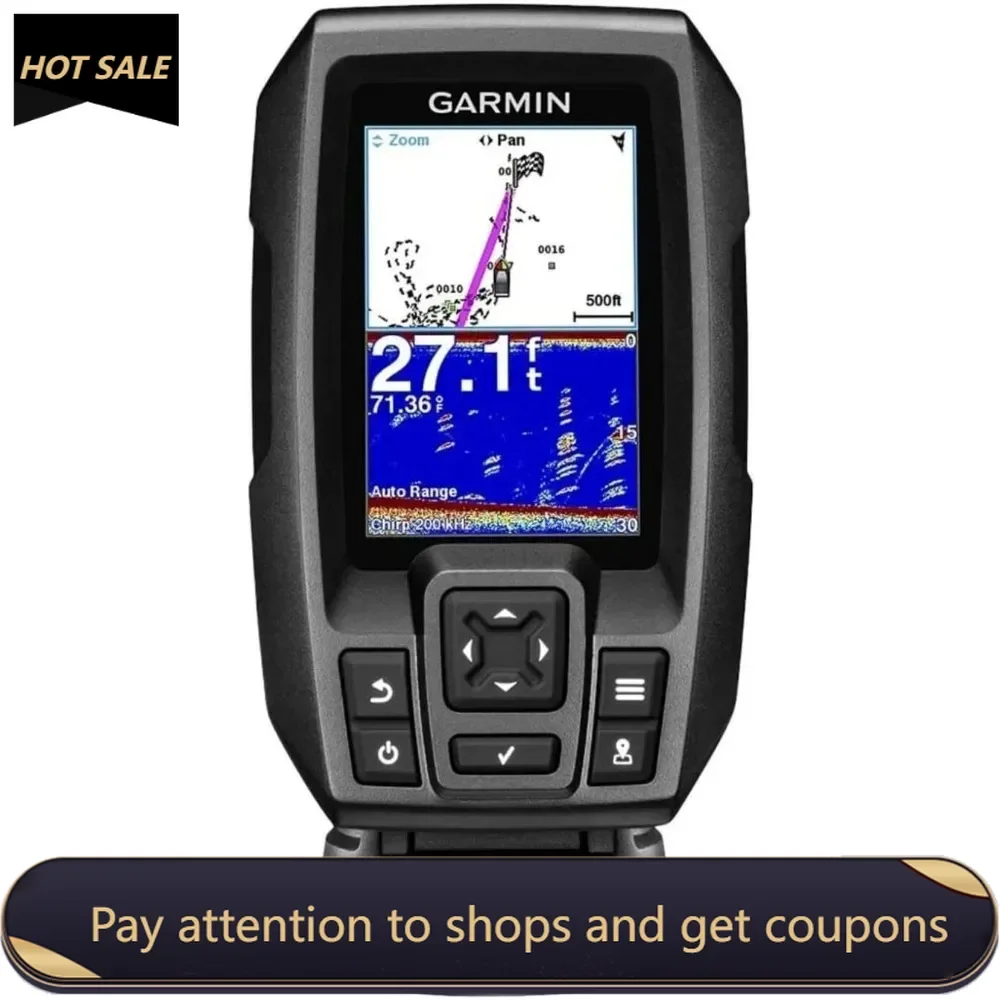 Striker 4 Built-in GPS Fish Finder (Renewed) Freight Free Fishing Supplies Tackle Rocking Scales Fising Fishing Accessories