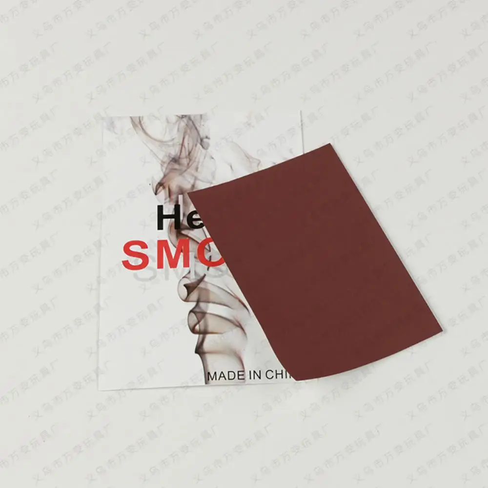 Mystic Finger Smoke Paper Secret Marked Poker Cards Hell's Smoke Finger Tips Party Magic Tricks Card Unexpected Toy Fantasy Prop