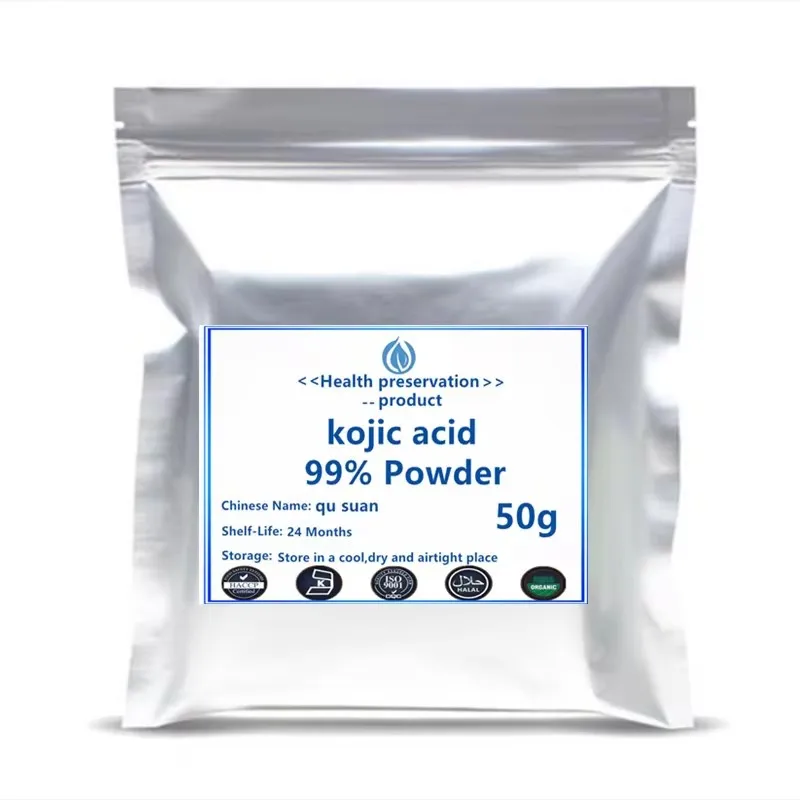 

99% kojic acid powder Cosmetics Inhibiting Melanin Spot Removing Skin care face sex men and women Pigmentation Reduction