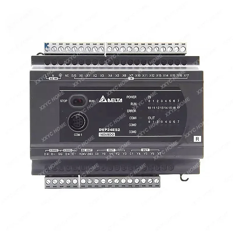 Original DELTA PLC controller DVP24ES200T ES2 series standard module